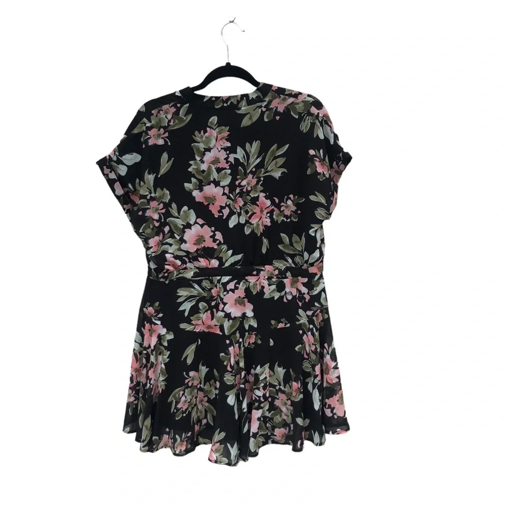 Entro Floral Short Sleeve Dress size Small - Picture 6 of 8